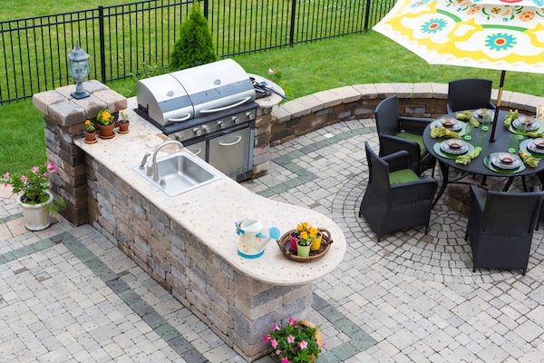 Outdoor Brick Kitchen in Schaumburg, IL